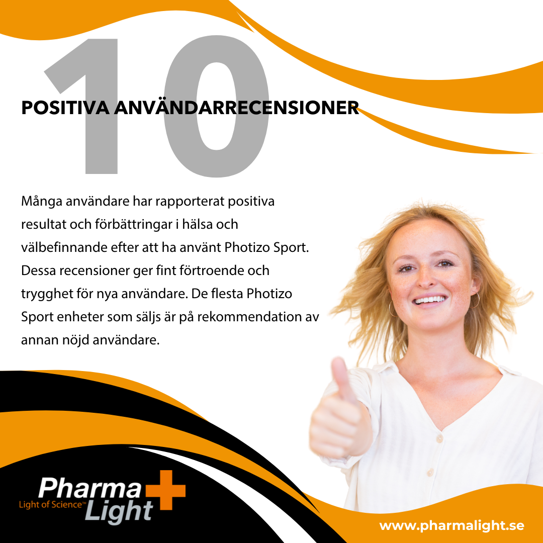 PharmaLight Photizo Sport LED-ljusterapi/LED-LLLT