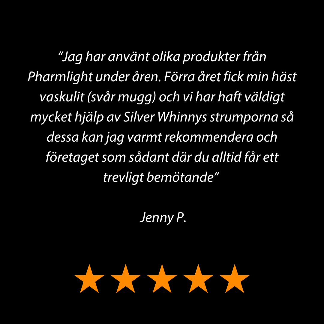 Silver Whinnys - Silverstrumpor 4-pack